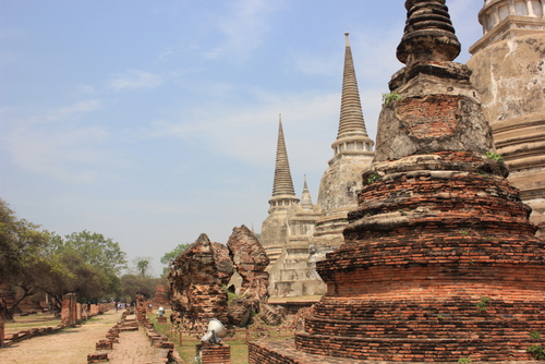 A temple in Ayutthaya.