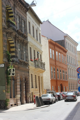 Basic Budapest street scene.